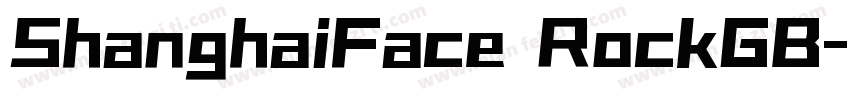 ShanghaiFace RockGB字体转换